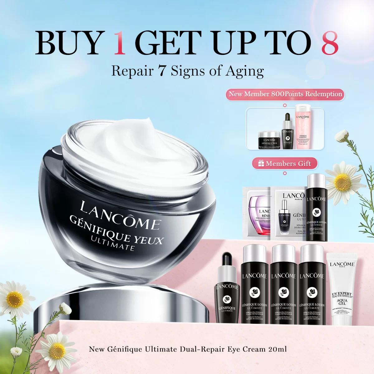 New Génifique Ultimate Eye Cream 20ml Set