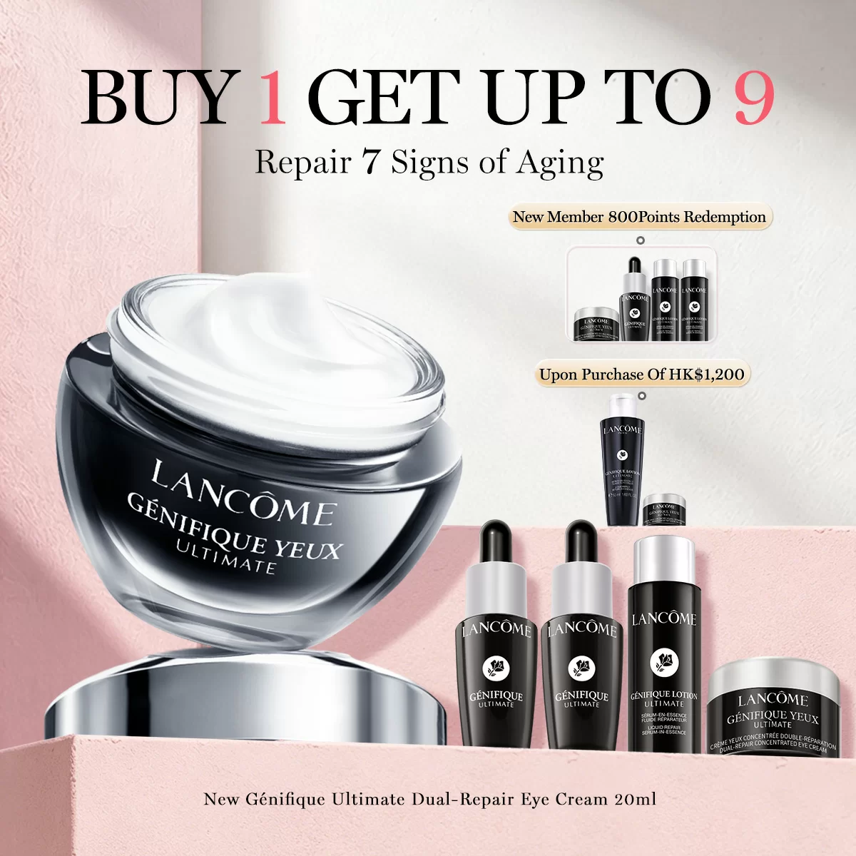 New Génifique Ultimate Eye Cream 20ml Set