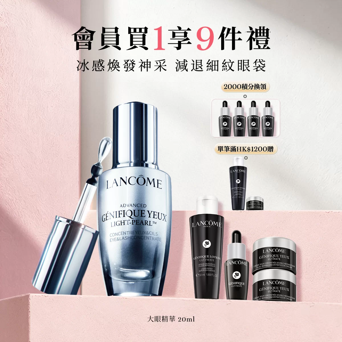 GÉNIFIQUE大眼精華20ml套裝