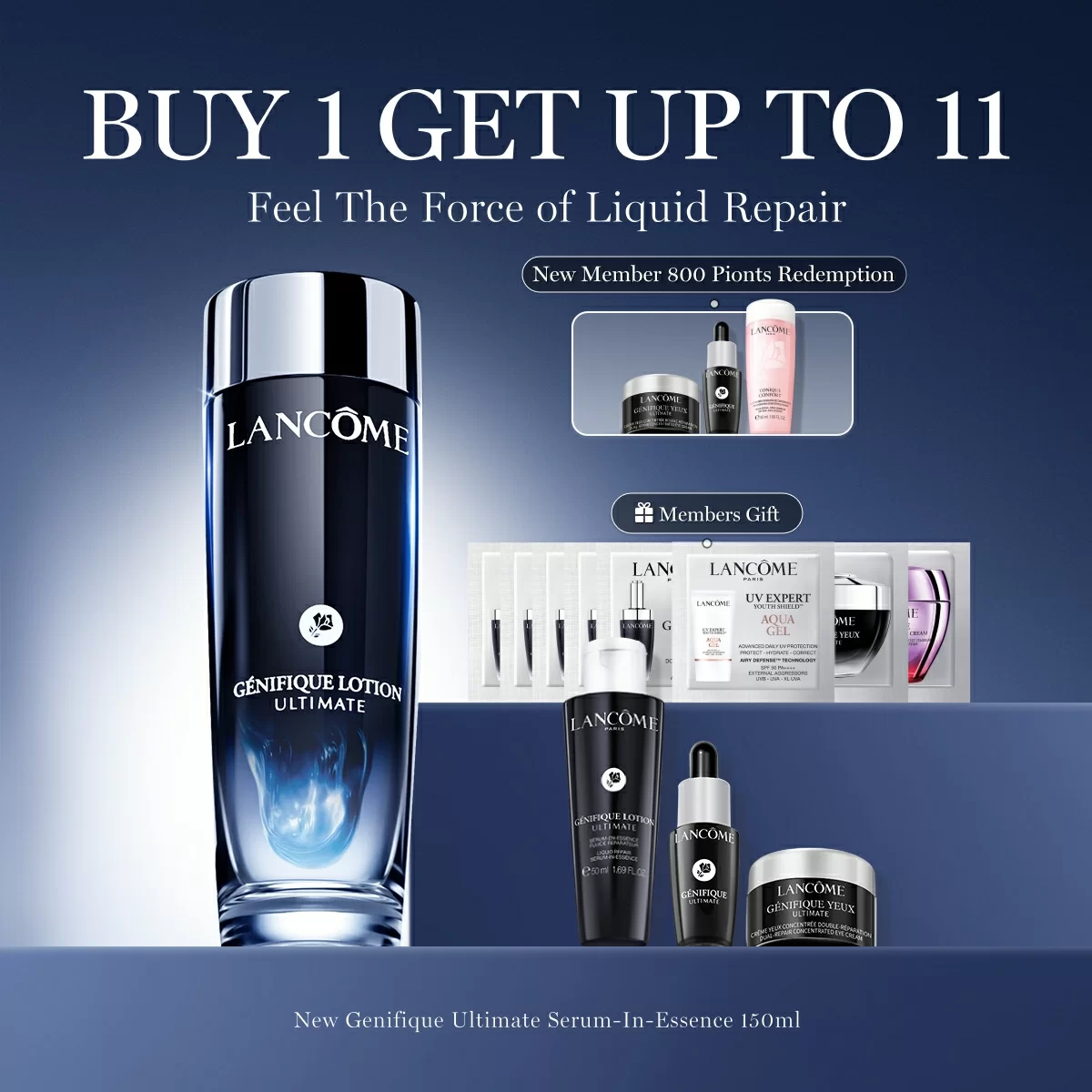 New Génifique Ultimate Serum-In-Essence 150ml Set